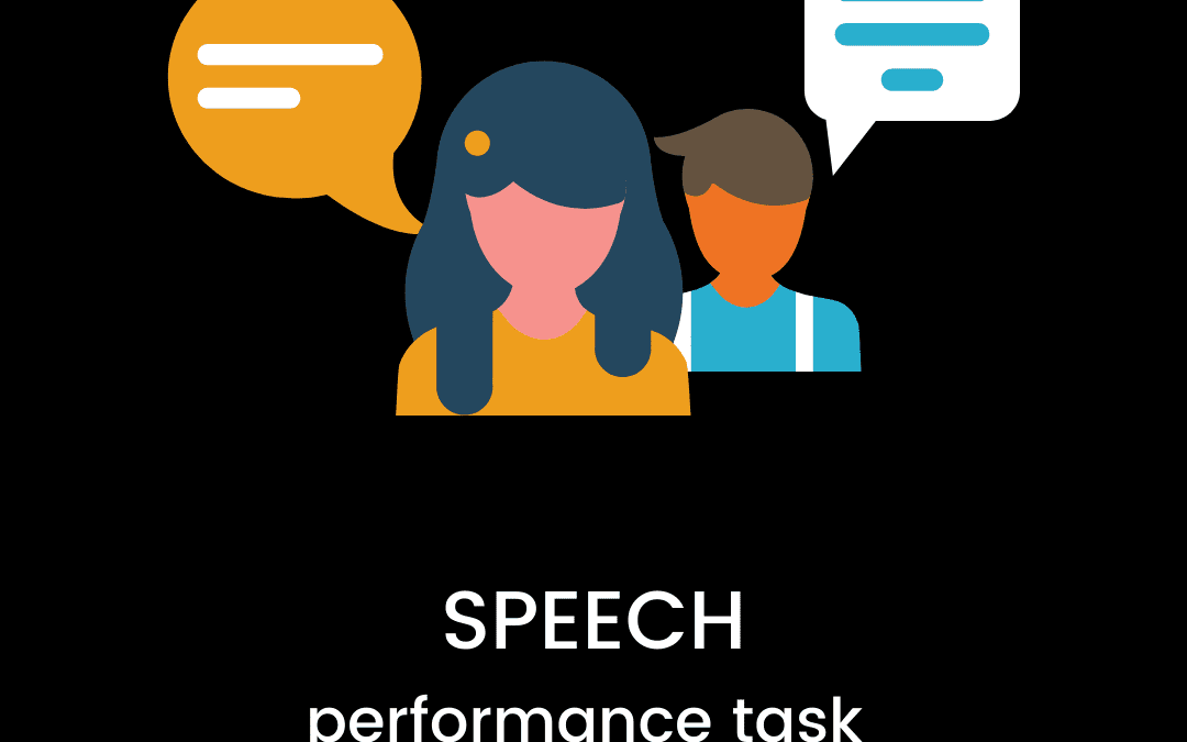 Speech: Performance Task Teacher Guide