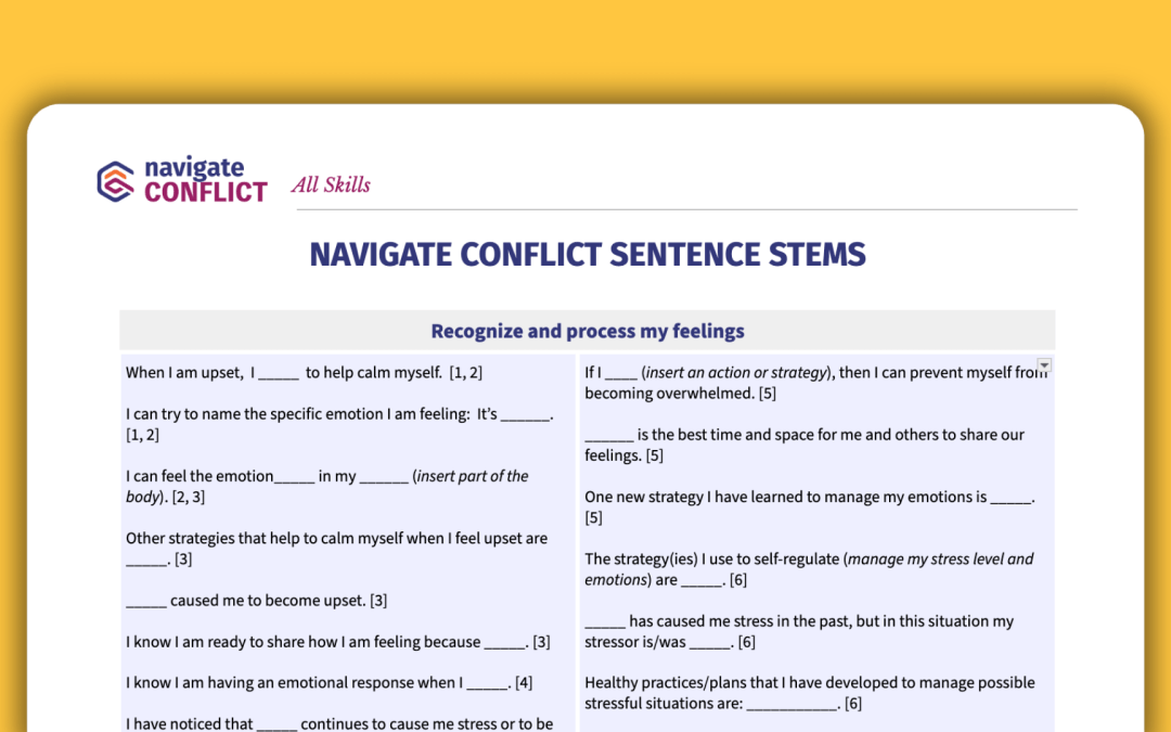 Navigate Conflict - reDesign