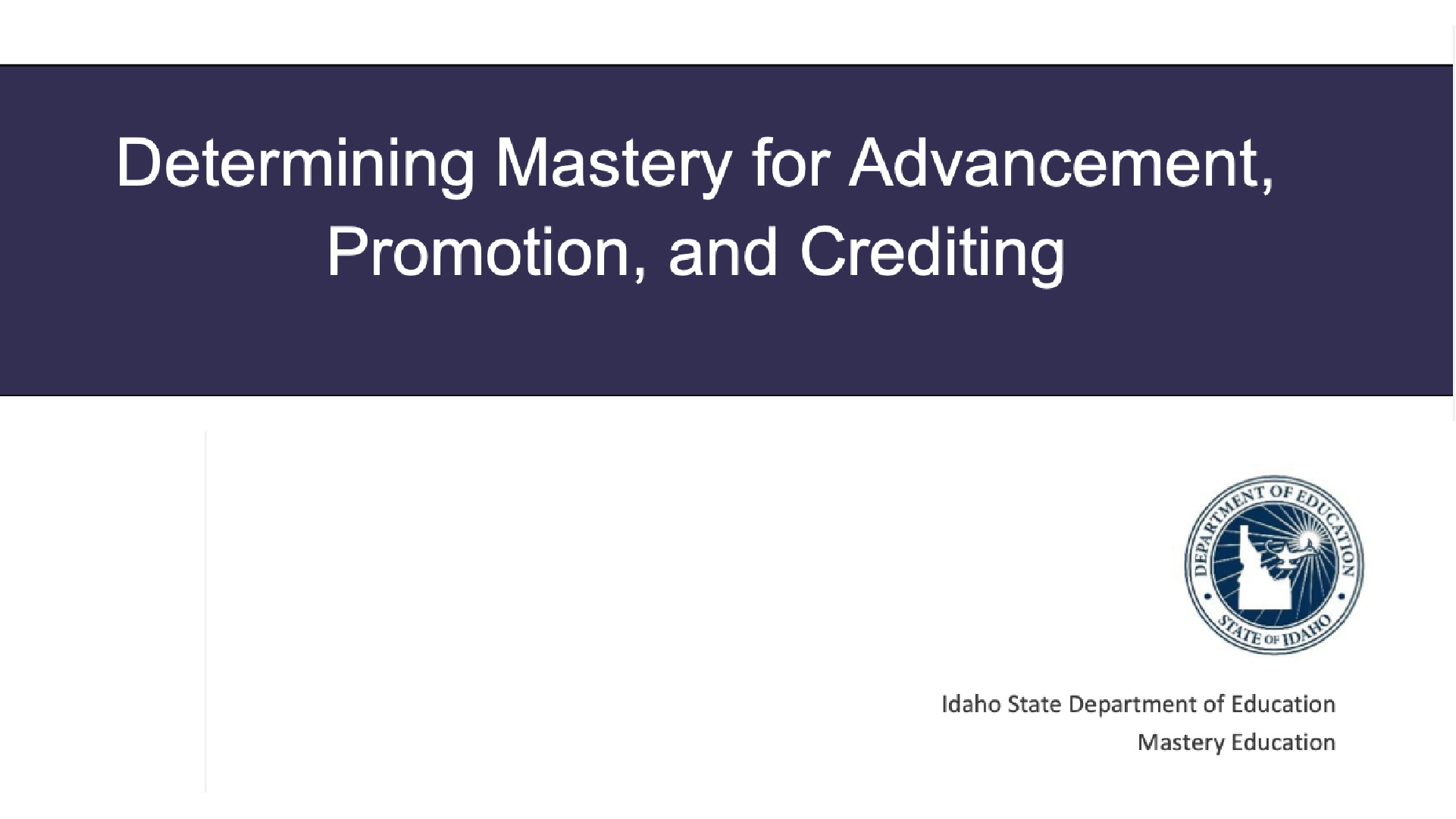 Full Guide: Determining Mastery for Advancement, Grading & Credit